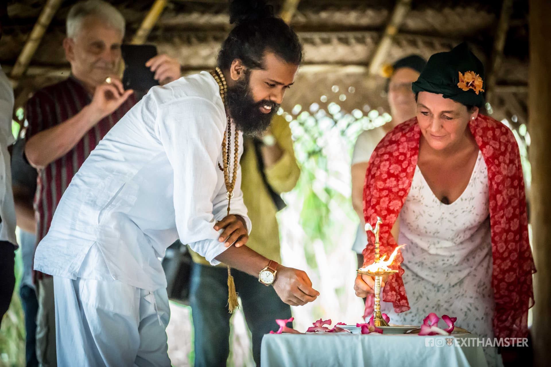 Yoga studio interior
